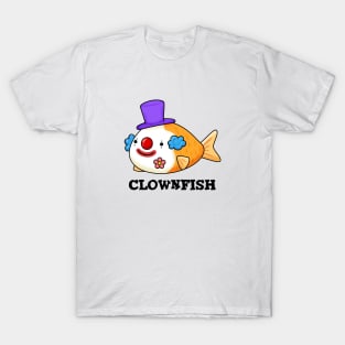 Clownfish Animal Pun T-Shirt